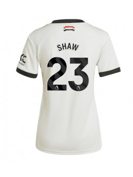 Manchester United Luke Shaw #23 Ausweichtrikot für Frauen 2024-25 Kurzarm